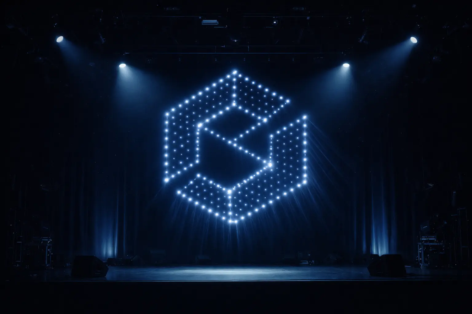 Indoor Drone Light Shows
